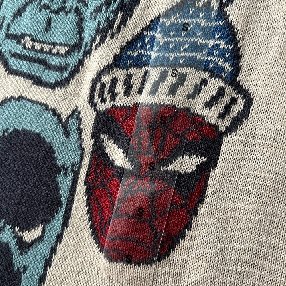 NWT Disney 100 Marvel Comics Sweater, Winter Design. Child Sz XS - Picture 3 of 4
